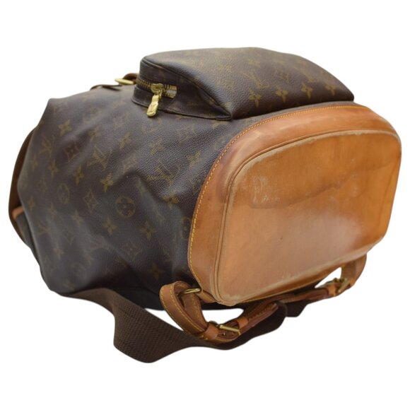Louis Vuitton Monogram Montsouris Backpack in brown monogram canvas and natural - Picture 8 of 16